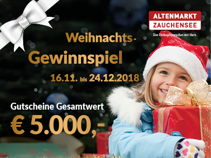 WGA Weihnachtsgewinnspiel LED 2018